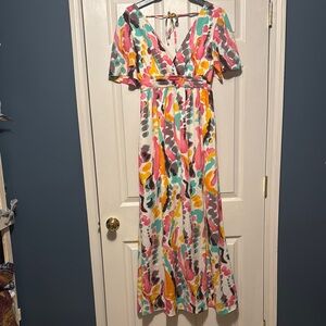 Colorful Women's Maxi Dress